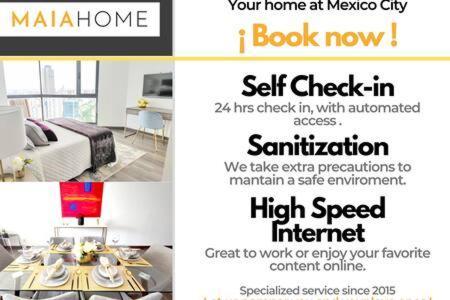 Orozco Maiahome-Polanco 1Br Close To Antara Meksyk Zewnętrze zdjęcie